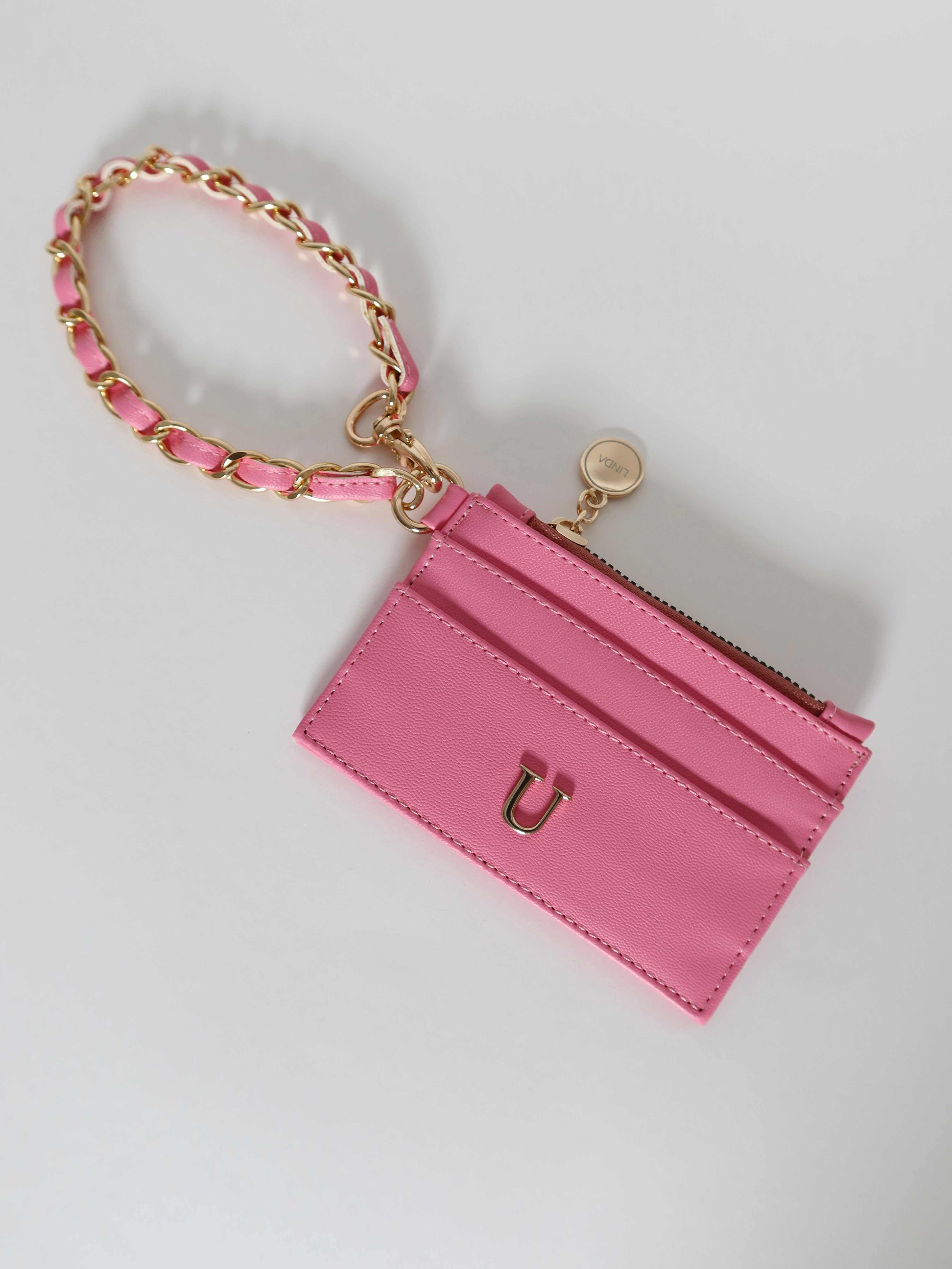 CHAIN CARD ROSA POP - U
